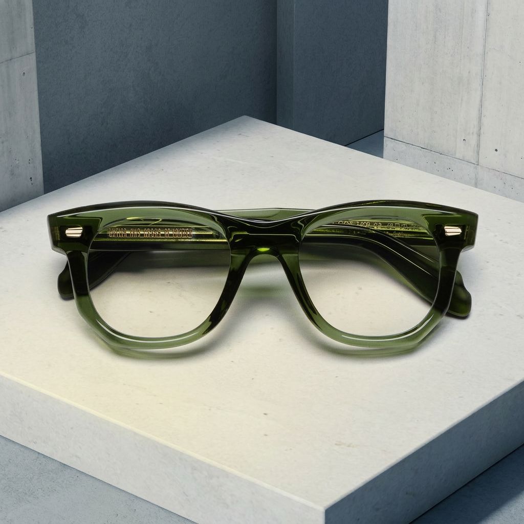 Cutler & Gross 1409 Round Optical Joshua Green — Selezione PETRA