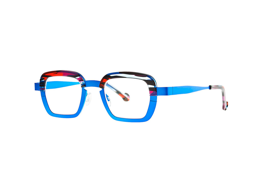 theo PARACHUTE 011 Electric Blue + Blue-Red Ecail — Selezione PETRA